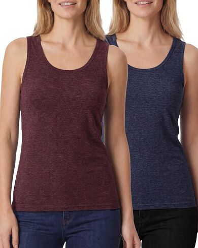 2 Pack Merino Wool Tank Top Women, Wool Undershirt Moisture Wicking Breathable Lightweight Base Layer Hiking in Saudi Arabia