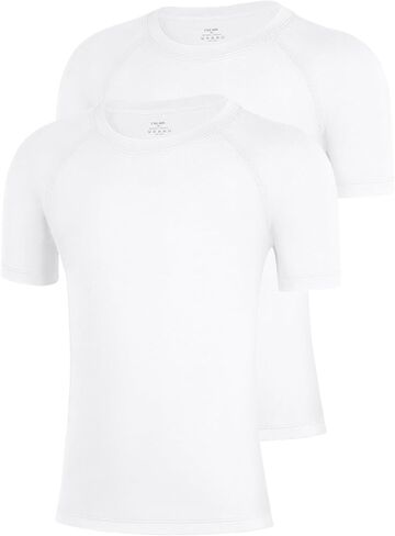 Niksa 2/3 Pack Boys Compression Shirt Short Sleeve Undershirt Youth Athletic Shirt Basketball Football Base T-Shirt in Saudi Arabia