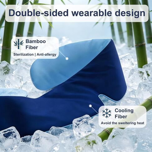 Sleep Mask for Men & Women, Blackout Eye Mask for Sleeping, Hypoallergenic Ultra-Lightweight Full Coverage Blindfold with Quiet Adjustable Strap, Reversible & Cooling – for Airplane Travel in Kuwait
