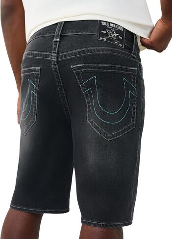 شورت بوبي قصير للرجال من True Religion - تفاصيل ذات علامة تجارية حقيقية in Kuwait
