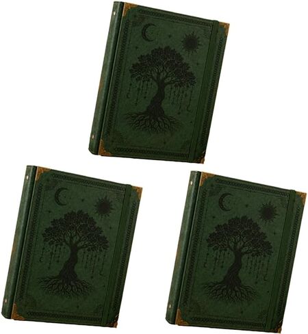 Large-capacity photo album with replaceable pages, suitable for travel and home use (3, Brown) in Saudi Arabia