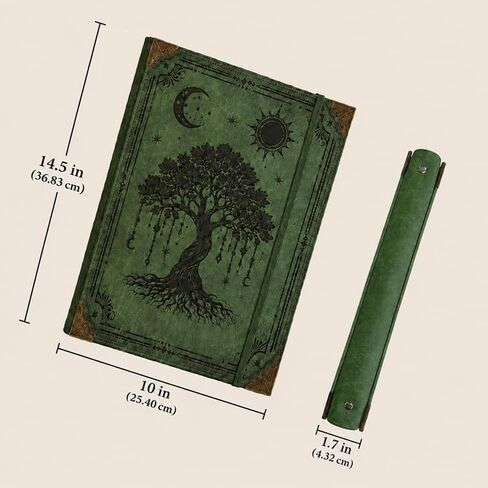 Vintage Photo Binder with 3-Ring Binding System & Suitable for Family, Travel Photo Album Book, Memory Organizer for Picture Pages, Picture Binder for, Photo Collection Preservation (5, Green) in Saudi Arabia