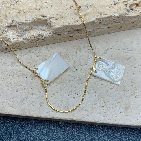 Jesus and Mary Scapular Necklace,God Jesus Mary Pearl Double Scapular Necklace in Saudi Arabia