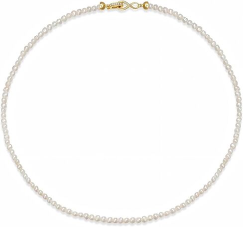Natural Baroque Pearl Necklace Collection,Infinity Pearl Necklace for Women,Fine Pearl Jewelry in Saudi Arabia