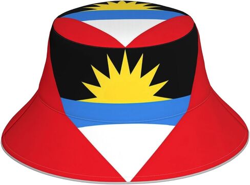 National USA Flag Bucket Hat for Women Men, Patriotic Double-Side-Wear Reversible Sun Cap Beach Travel Hats in Saudi Arabia