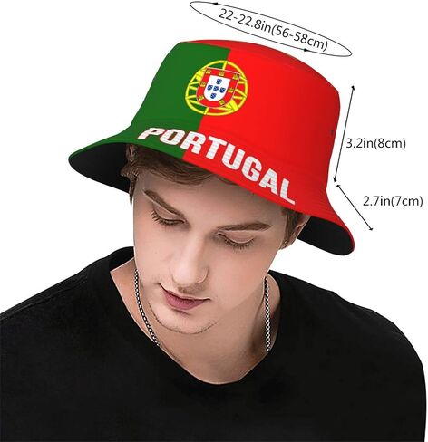 Portugal Flag 2026 Bucket Hat Supporter Cheer Fans Team Fisherman Hats Black in Saudi Arabia
