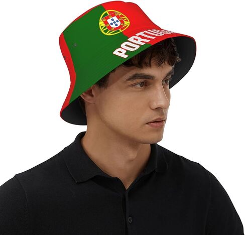 Portugal Flag 2026 Bucket Hat Supporter Cheer Fans Team Fisherman Hats Black in Saudi Arabia