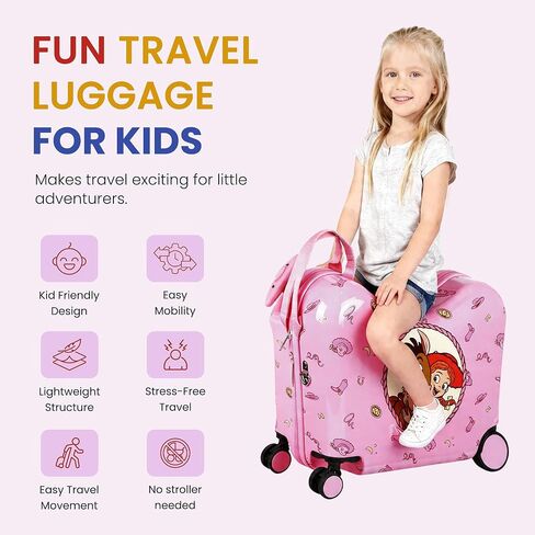 Bioworld Toy Story Jessie Ride-On Kids 15" Luggage for Travel and Adventures in Kuwait