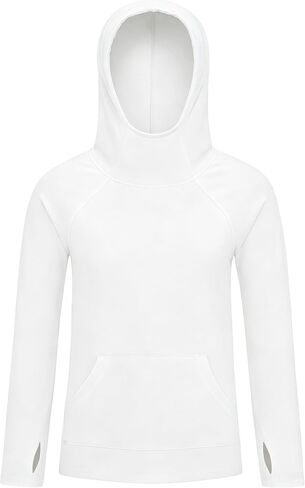 Roadbox Boys UPF 50+ Sun Hoodie Fishing Shirt, Kids Long Sleeve Hooded Rash Guard, UV Protection Athletic Hiking Swim Shirts in Saudi Arabia
