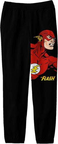 بنطال رياضي برسومات شبابية باللون الأسود من Bioworld The Flash Character Youth -M in Kuwait