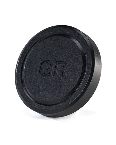 Lens Cap Protective Cover Full Metal Dustproof & Bumpproof for Ricoh GR IIIx GR3x GR IIIx HDF GRIII GR3 GR III HDF GRII GR2 GR Series Lens Cap (Lens Cap + Leather Sticker) in Kuwait