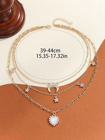 Charm Necklace Crystal Gothic Evening in Kuwait