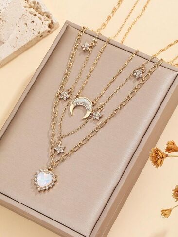 Charm Necklace Crystal Gothic Evening in Kuwait