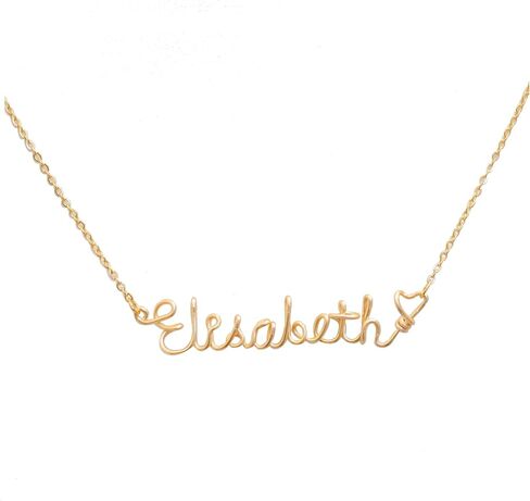 Alan Wire Name Necklace Personalized,Dainty Custom Name Necklace,Gold Name Necklace,Custom Necklace Gift for Her,Daughter,Sister,Mom in Saudi Arabia