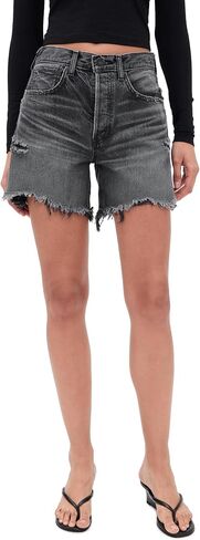 MOUSSY VINTAGE Women's Shirley Long Denim Shorts in Saudi Arabia