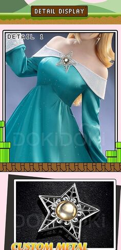 KIRA KIRA Anime Green Princess Dress Doki-R Adult Luxury Princess Cosplay Costume Dress Outfits Halloween Costume for Women in Kuwait