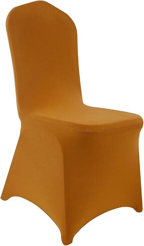 Peomeise 12pcs Stretch Spandex Chair Cover for Wedding Party Dining Banquet Event (White, 12) in Saudi Arabia