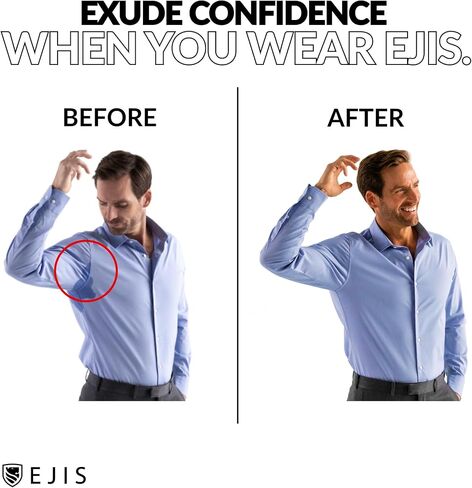 Ejis Sweat Defense Undershirt | Crew Neck| Underarm Sweat Proof Micro Modal in Saudi Arabia