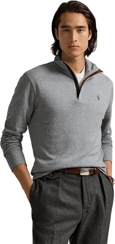 POLO RALPH LAUREN Luxury Jersey Quarter-Zip Pullover in Kuwait