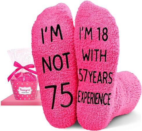 HAPPYPOP 75th Birthday Gifts for Women - 75 Year Old Birthday Gifts for Women, Gifts for 75 Year Old Woman in Saudi Arabia