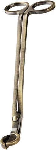 Candle Wick Trimmer, Wick Cutter with Sharp Angled Blades Candle Scissors for Candle Care, Brushed Stainless Steel in Elegant Bronze Fishing, Sturdy Antique Wick Trimmer in Saudi Arabia