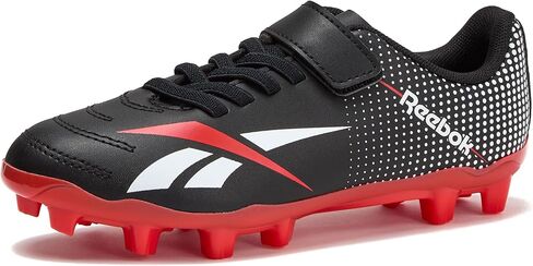 Reebok Strike MG Youth Kids Soccer Cleats Boys and Girls Soccer Shoes, Lace Up or Hook & Loop Closure, Indoor or Outdoor for Turf or Grass in Kuwait