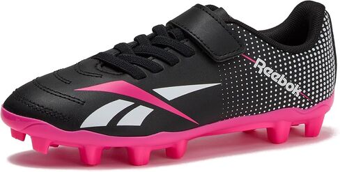 Reebok Strike MG Youth Kids Soccer Cleats Boys and Girls Soccer Shoes, Lace Up or Hook & Loop Closure, Indoor or Outdoor for Turf or Grass in Kuwait