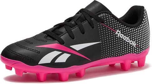 Reebok Strike MG Youth Kids Soccer Cleats Boys and Girls Soccer Shoes, Lace Up or Hook & Loop Closure, Indoor or Outdoor for Turf or Grass in Kuwait