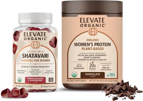 SRI-81™ Shatavari Vegan Gummies and Women’s Plant Protein Powder - Chocolate in Saudi Arabia