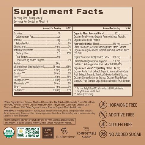 SRI-81™ Shatavari Vegan Gummies and Women’s Plant Protein Powder - Chocolate in Saudi Arabia