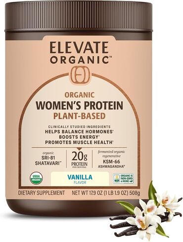 SRI-81™ Shatavari Vegan Capsules and Plant Protein Powder - Vanilla in Saudi Arabia