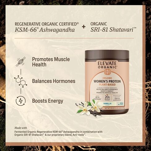 SRI-81™ Shatavari Vegan Capsules and Plant Protein Powder - Vanilla in Saudi Arabia