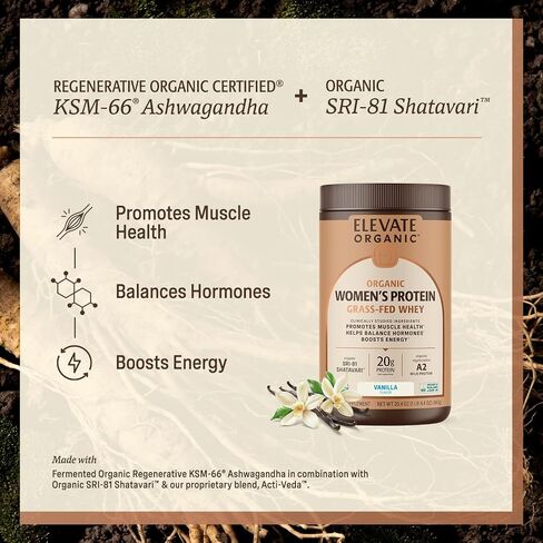 SRI-81™ Shatavari Vegan Gummies and Whey Protein Powder - Vanilla in Saudi Arabia