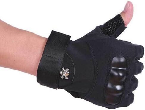 Light Up The Gloves-LED Flashlight Gloves for Parties, Halloween, Raves-Skeleton Effect in Kuwait