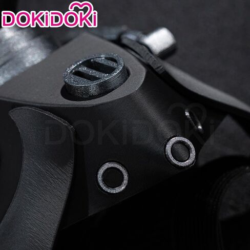 KIRA KIRA Anime Cosplay Props Gas Mask Black Cosplay Mask Halloween Accessories for Women Men in Kuwait