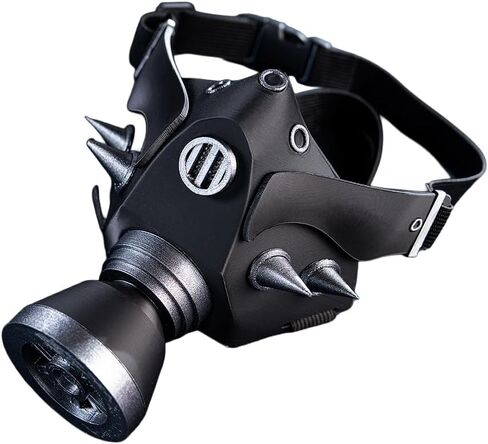 KIRA KIRA Anime Cosplay Props Gas Mask Black Cosplay Mask Halloween Accessories for Women Men in Kuwait