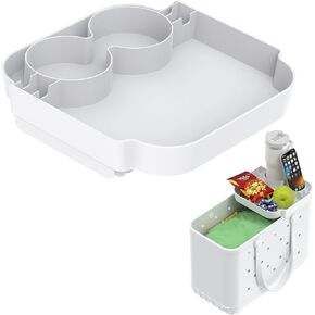 KMOUANTS Beach Bag Tray Holder Compatibility with Bogg Bag and Simple Modern Large BeachBag Beach Bags for Beach Bag Accessories (Color:White) in Saudi Arabia