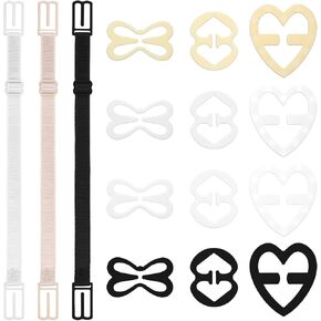 Nogeqi 15 Pcs Bra Strap Clips, Bra Clips to Make Racerback, Bra Strap Holders for Slipping,Bra Straps, Adjustable Conceal Bra Clip for Full Cup Size, Bra Converter Cleavage in Kuwait