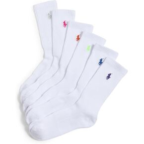 POLO RALPH LAUREN Women's Crew Sport Socks 6 Pack in Kuwait