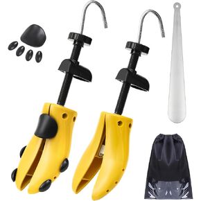 Shoe Stretcher Men Women Plastic Shoe Trees, Adjustable Length & Width, Pair of 4-Way Premium Shoe Stretcher in Saudi Arabia