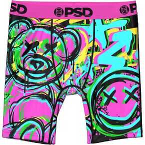 PSD Underwear Youth Boy's Bear Drip Boxer Brief, Multi, L in Kuwait