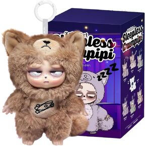 Sleepless Grumpipi Series Cute Plush keychain Blind Box (1 of 7 Possible Styles) Grumpipi Key Ring Collectible Birthday Gifts (1Pc Blind Box) in Kuwait