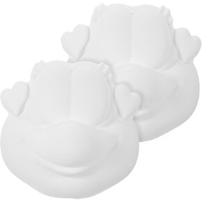 totority 2pcs الضفدع أقنعة فارغة للبنين والبنات اللوحة الإبداعية أقنعة زي خفيفة الوزن للحفلات دروس الفن والحرف لاحتفالات أعياد الميلاد والعطلات in Kuwait
