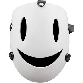 Halloween Cosplay High-Rise Invasion Tenku Shinpan White Smile Party Resin Bar Costume Mask in Saudi Arabia