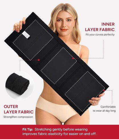Nebility Waist Trainer for Women Faja Postpartum Corset Shapewear Tummy Control Waist Cincher Body Shaper in Saudi Arabia