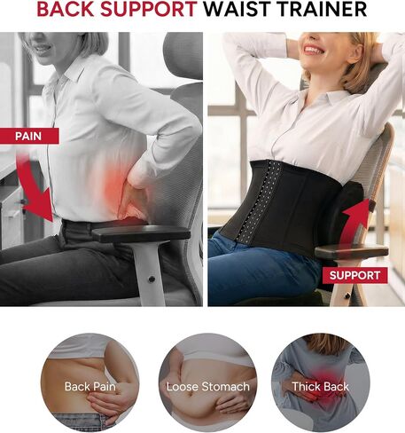Nebility Waist Trainer for Women Faja Postpartum Corset Shapewear Tummy Control Waist Cincher Body Shaper in Saudi Arabia