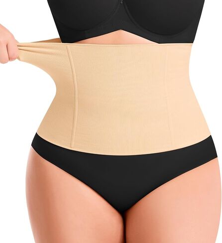 fortix Plus Size Waist Trainer for Women Tummy Control Waist Cincher Corset Shapewear Slim Body Shaper Postpartum Recovery in Saudi Arabia