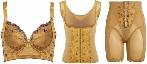 Corset Shapewear for Women Body aper Waist Trainer Slimming Abdomen Belt Underwear Embroidered Me Fabric in Saudi Arabia