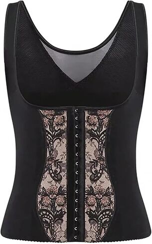 Corset Shapewear for Women Body aper Waist Trainer Slimming Abdomen Belt Underwear Embroidered Me Fabric in Saudi Arabia