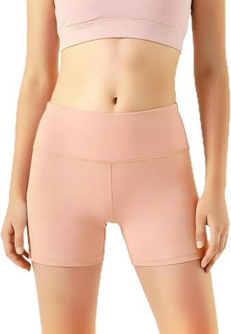 Girls Athletic Shorts Dance Yoga Biker Shorts Kids High Waisted Comfy Gymnastics Shorts 5-14 Years in Saudi Arabia